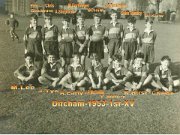 Ditcham Rugby 1953 with Names